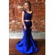 Long Royal Blue Two Pieces Mermaid Lace Prom Dress Formal Evening Gowns 901275 Long Royal Blue Two Pieces Mermaid Lace Prom Dress Formal Evening Gowns 901275