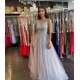 A-Line Lace and Tulle Long Prom Dress Formal Evening Gowns 901299 A-Line Lace and Tulle Long Prom Dress Formal Evening Gowns 901299