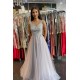 A-Line Lace and Tulle Long Prom Dress Formal Evening Gowns 901299 A-Line Lace and Tulle Long Prom Dress Formal Evening Gowns 901299