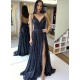 Long Navy Blue Sequin Tulle Prom Dress Formal Evening Gowns 901316 Long Navy Blue Sequin Tulle Prom Dress Formal Evening Gowns 901316