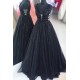 A-Line Long Navy Blue Sparkle Prom Dress Formal Evening Gowns 901322 A-Line Long Navy Blue Sparkle Prom Dress Formal Evening Gowns 901322