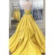 A-Line Long Yellow Strapless Prom Dress Formal Evening Gowns 901329 A-Line Long Yellow Strapless Prom Dress Formal Evening Gowns 901329