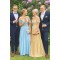 A-Line Long Blue Chiffon and Lace Prom Dress Formal Evening Gowns 901333