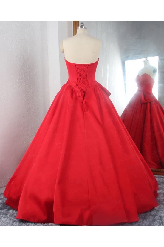 A-Line Sweetheart Long Red Prom Dress Formal Evening Gowns 901349 A-Line Sweetheart Long Red Prom Dress Formal Evening Gowns 901349