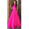 A-Line Long Satin Prom Dress Formal Evening Gowns 901350