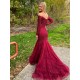 Elegant Mermaid Lace Long Prom Dress Formal Evening Gowns 901361 Elegant Mermaid Lace Long Prom Dress Formal Evening Gowns 901361