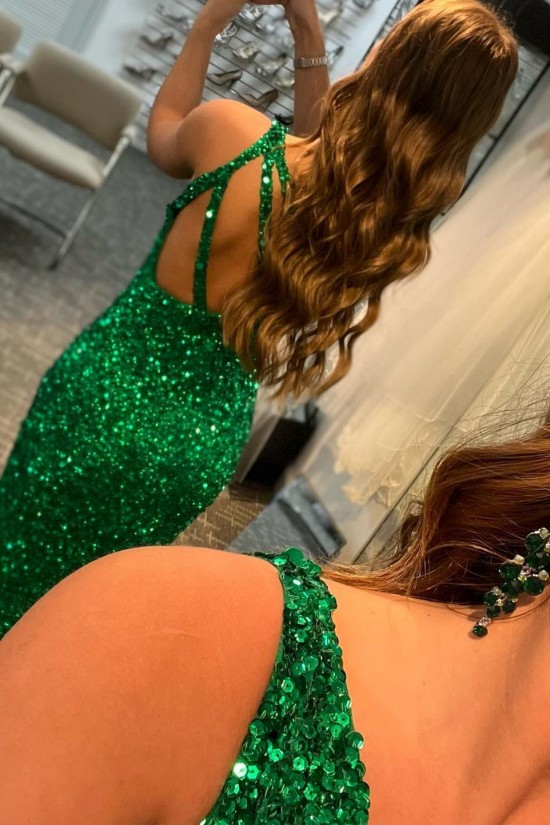Mermaid One Shoulder Sparkle Prom Dresses Formal Evening Gowns 901365 Mermaid One Shoulder Sparkle Prom Dresses Formal Evening Gowns 901365