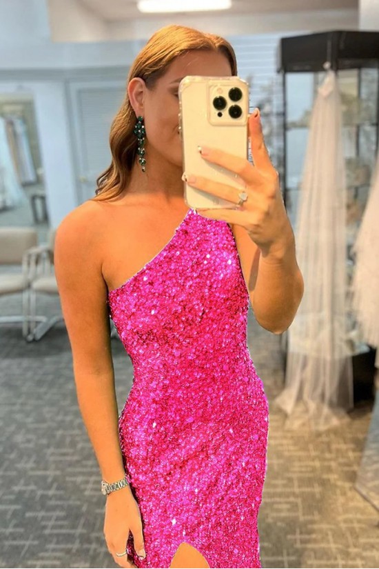 Mermaid One Shoulder Sparkle Prom Dresses Formal Evening Gowns 901365 Mermaid One Shoulder Sparkle Prom Dresses Formal Evening Gowns 901365