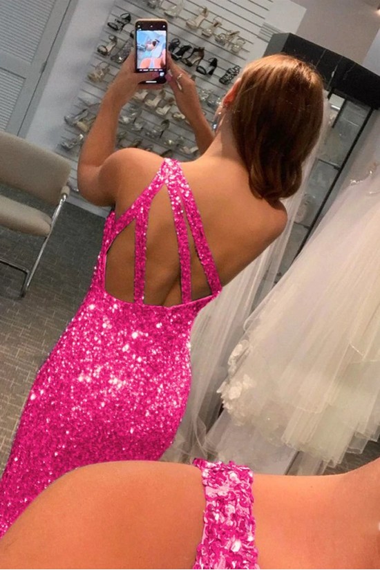 Mermaid One Shoulder Sparkle Prom Dresses Formal Evening Gowns 901365 Mermaid One Shoulder Sparkle Prom Dresses Formal Evening Gowns 901365