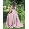 A-Line Spaghetti Straps Sparkle Prom Dress Formal Evening Gowns 901381