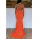 Elegant Sheath Sparkle Sequin Prom Dress Formal Evening Gowns 901384