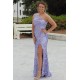 Elegant Sheath Sparkle Sequin Prom Dress Formal Evening Gowns 901384