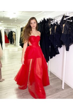 Long Red Sweetheart Prom Dress Formal Evening Gowns 901389