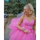 High Low Tulle and Lace Prom Dress Formal Evening Gowns 901394