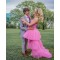 High Low Tulle and Lace Prom Dress Formal Evening Gowns 901394