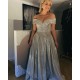 A-Line Off the Shoulder Sparkle Prom Dress Formal Evening Gowns 901408 A-Line Off the Shoulder Sparkle Prom Dress Formal Evening Gowns 901408