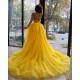 Long Yellow Spaghetti Straps Prom Dress Formal Evening Gowns 901424 Long Yellow Spaghetti Straps Prom Dress Formal Evening Gowns 901424