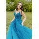A-Line Lace Long Spaghetti Straps Prom Dress Formal Evening Gowns 901443 A-Line Lace Long Spaghetti Straps Prom Dress Formal Evening Gowns 901443