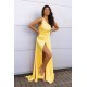 Long Yellow One Shoulder Prom Dress Formal Evening Gowns 901446 Long Yellow One Shoulder Prom Dress Formal Evening Gowns 901446