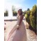 A-Line Sparkle V Neck Prom Dress Formal Evening Gowns 901452