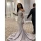 Long Mermaid Beaded Lace Prom Dress Formal Evening Gowns 901481