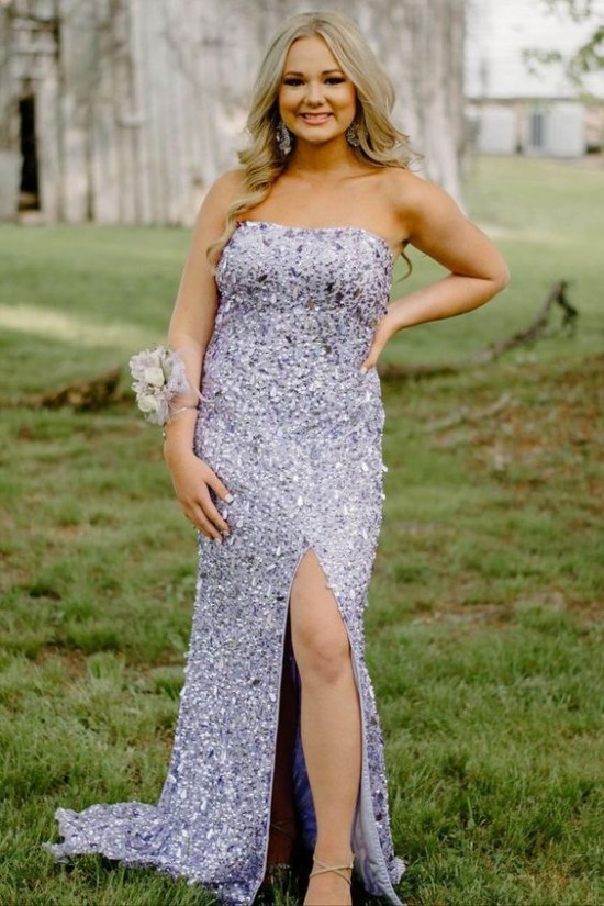 Elegant Strapless Sequin Prom Dress Formal Evening Gowns 901484 Elegant Strapless Sequin Prom Dress Formal Evening Gowns 901484