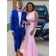 Long Pink Beaded Prom Dress Formal Evening Gowns 901506