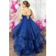 Long Royal Blue Sparkle Prom Dresses Formal Evening Gowns 901538