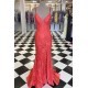 Mermaid Lace Long Prom Dresses Formal Evening Gowns 901567