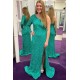 Long Green One Shoulder Sequin Prom Dresses Formal Evening Gowns 901581 Long Green One Shoulder Sequin Prom Dresses Formal Evening Gowns 901581