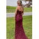 Elegant Sequin Spaghetti Straps Long Prom Dresses Formal Evening Gowns 901585 Elegant Sequin Spaghetti Straps Long Prom Dresses Formal Evening Gowns 901585