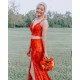 Long Mermaid Sequin Two Pieces Prom Dresses Formal Evening Gowns 901588 Long Mermaid Sequin Two Pieces Prom Dresses Formal Evening Gowns 901588