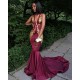 Long Mermaid Gold Lace Prom Dresses Formal Evening Gowns 901596