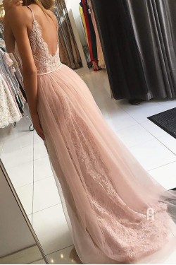 Elegant Mermaid Beaded Lace Prom Dresses Formal Evening Gowns 901610