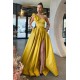 A-Line One Shoulder Long Prom Dresses Formal Evening Gowns 901619 A-Line One Shoulder Long Prom Dresses Formal Evening Gowns 901619
