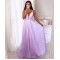A-Line Tulle Long Prom Dresses Formal Evening Gowns 901639