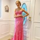 Elegant Sheath Sweetheart Lace Prom Dresses Formal Evening Gowns 901641