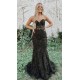 Elegant Sheath Sweetheart Lace Prom Dresses Formal Evening Gowns 901641