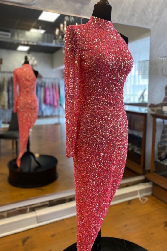 Blue Sparkle Sequin One Shoulder Prom Dresses Formal Evening Gowns 901656 Blue Sparkle Sequin One Shoulder Prom Dresses Formal Evening Gowns 901656