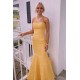 Long Yellow Mermaid Strapless Prom Dresses Formal Evening Gowns 901675 Long Yellow Mermaid Strapless Prom Dresses Formal Evening Gowns 901675