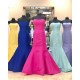 Long Yellow Mermaid Strapless Prom Dresses Formal Evening Gowns 901675 Long Yellow Mermaid Strapless Prom Dresses Formal Evening Gowns 901675