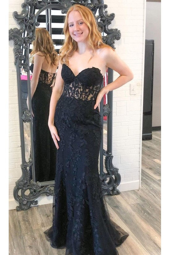 Elegant Mermaid Sweetheart Lace Prom Dresses Formal Evening Gowns 901679 Elegant Mermaid Sweetheart Lace Prom Dresses Formal Evening Gowns 901679
