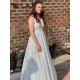A-Line Lace Long Prom Dresses Formal Evening Gowns 901681