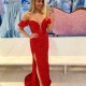 Long Red Sequin Off the Shoulder Prom Dresses Formal Evening Gowns 901689 Long Red Sequin Off the Shoulder Prom Dresses Formal Evening Gowns 901689