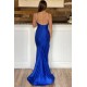 Long Royal Blue Mermaid Prom Dresses Formal Evening Gowns 901695