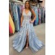 A-Line Lace V Neck Prom Dresses Formal Evening Gowns 901713 A-Line Lace V Neck Prom Dresses Formal Evening Gowns 901713