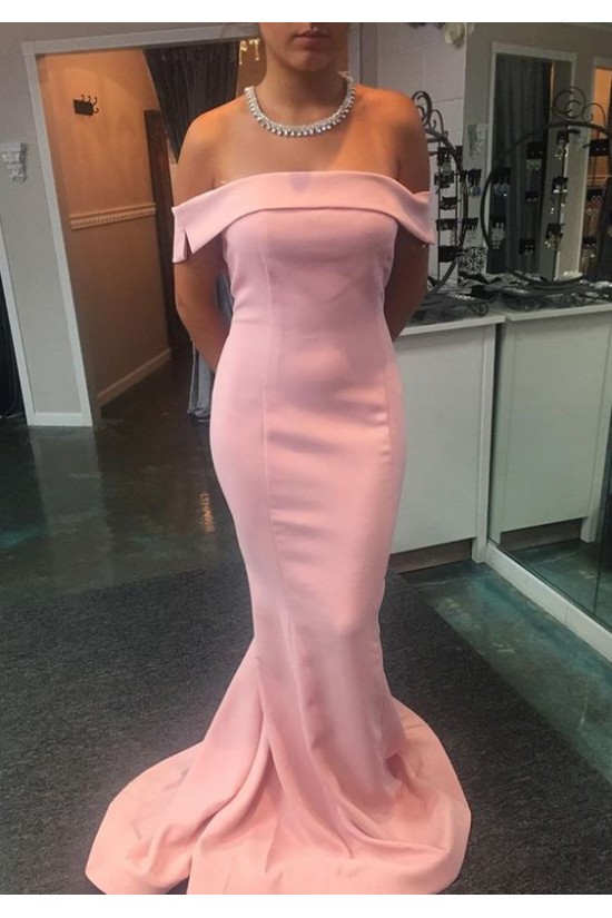 Long Pink Mermaid Prom Dresses Formal Evening Gowns 901718 Long Pink Mermaid Prom Dresses Formal Evening Gowns 901718