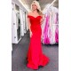 Long Red Mermaid Off the Shoulder Prom Dresses Formal Evening Gowns 901725 Long Red Mermaid Off the Shoulder Prom Dresses Formal Evening Gowns 901725