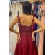 Long Red Lace and Chiffon Prom Dresses Formal Evening Gowns 901734 Long Red Lace and Chiffon Prom Dresses Formal Evening Gowns 901734