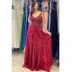 Long Red Lace and Chiffon Prom Dresses Formal Evening Gowns 901734 Long Red Lace and Chiffon Prom Dresses Formal Evening Gowns 901734